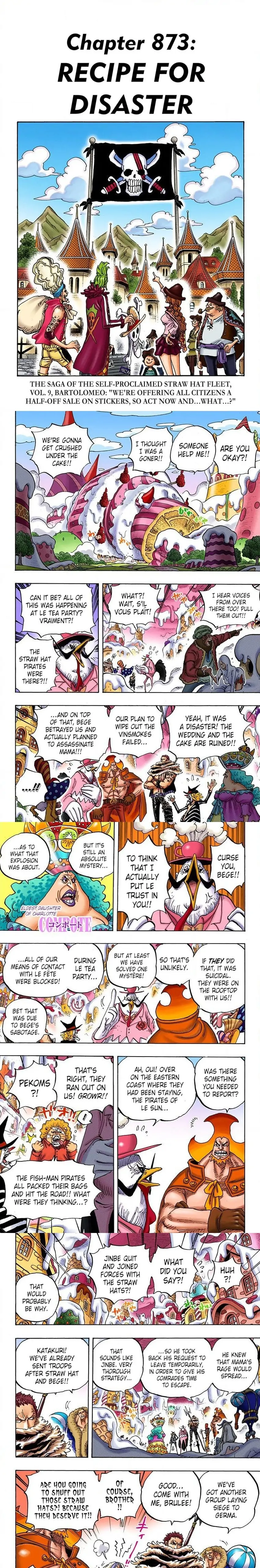 One Piece Digital Colored Chapter 873 image 1